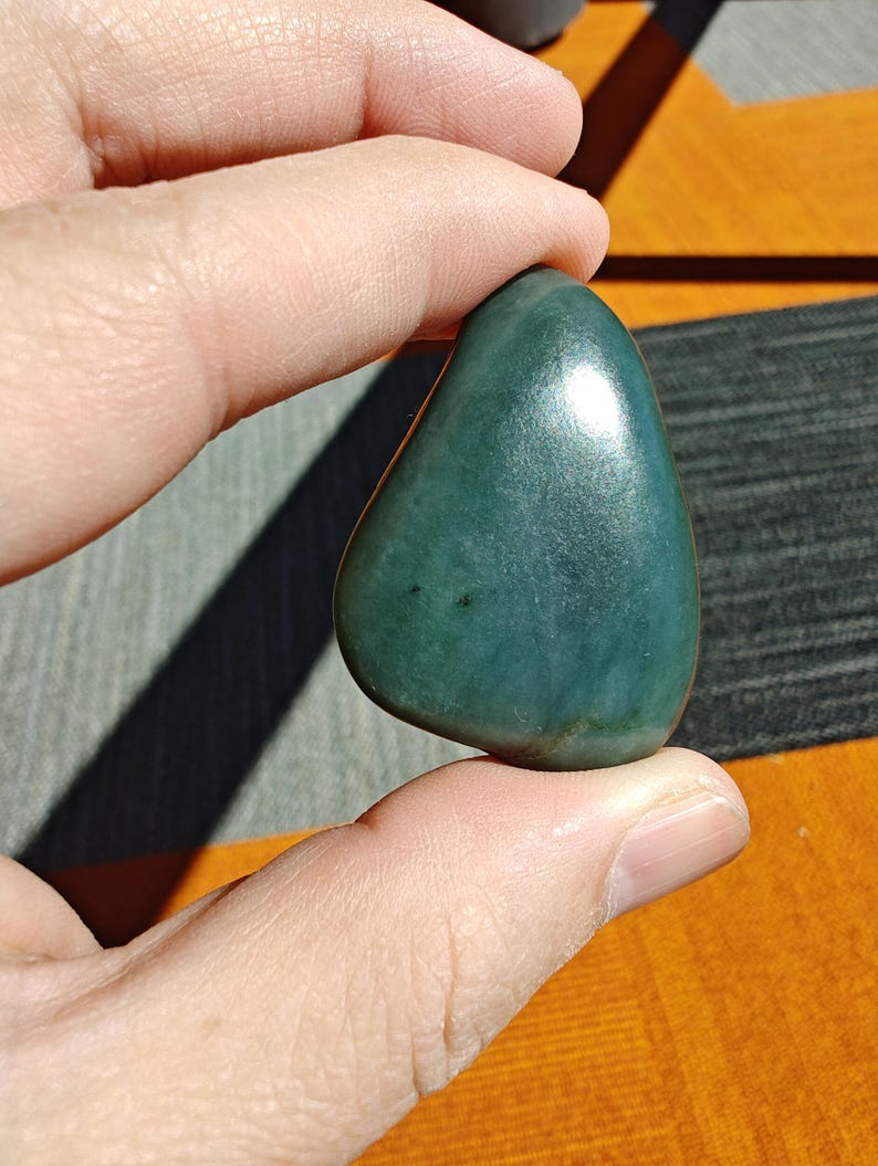 Big Sur Jade Green-Blue Ocean Polished