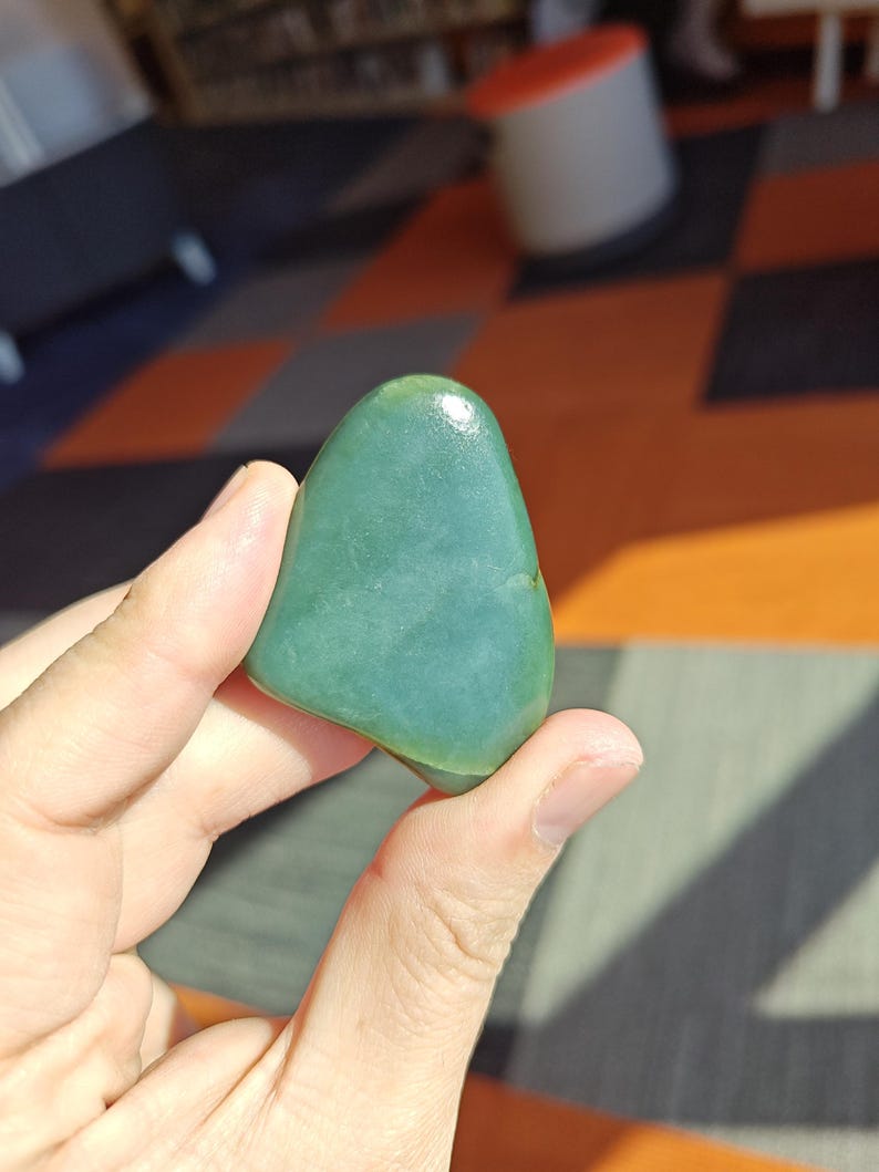 Big Sur Jade Green-Blue Ocean Polished