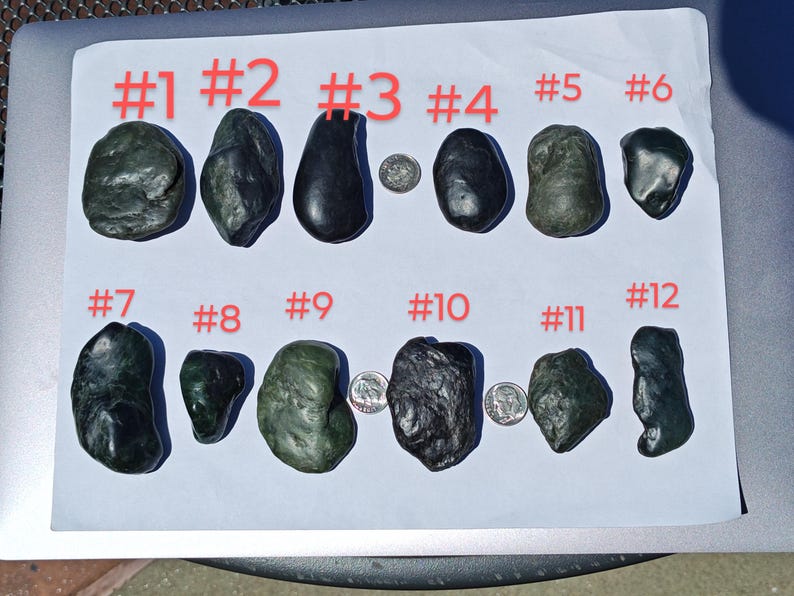 Authentic Big Sur Nephrite Jade Pebbles – Tumbled Jade