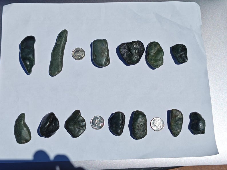 Authentic Big Sur Nephrite Jade Pebbles – Tumbled Jade - Image 6