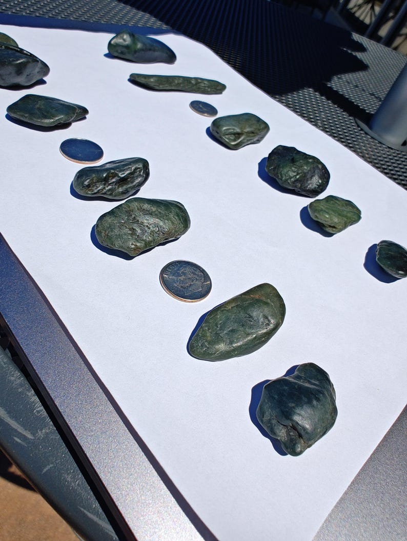 Authentic Big Sur Nephrite Jade Pebbles – Tumbled Jade - Image 7