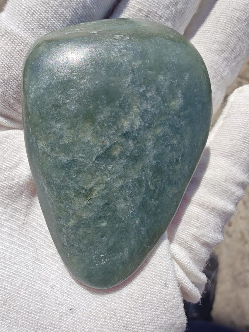 Authentic Big Sur Jade Pebble - Lightly Tumbled