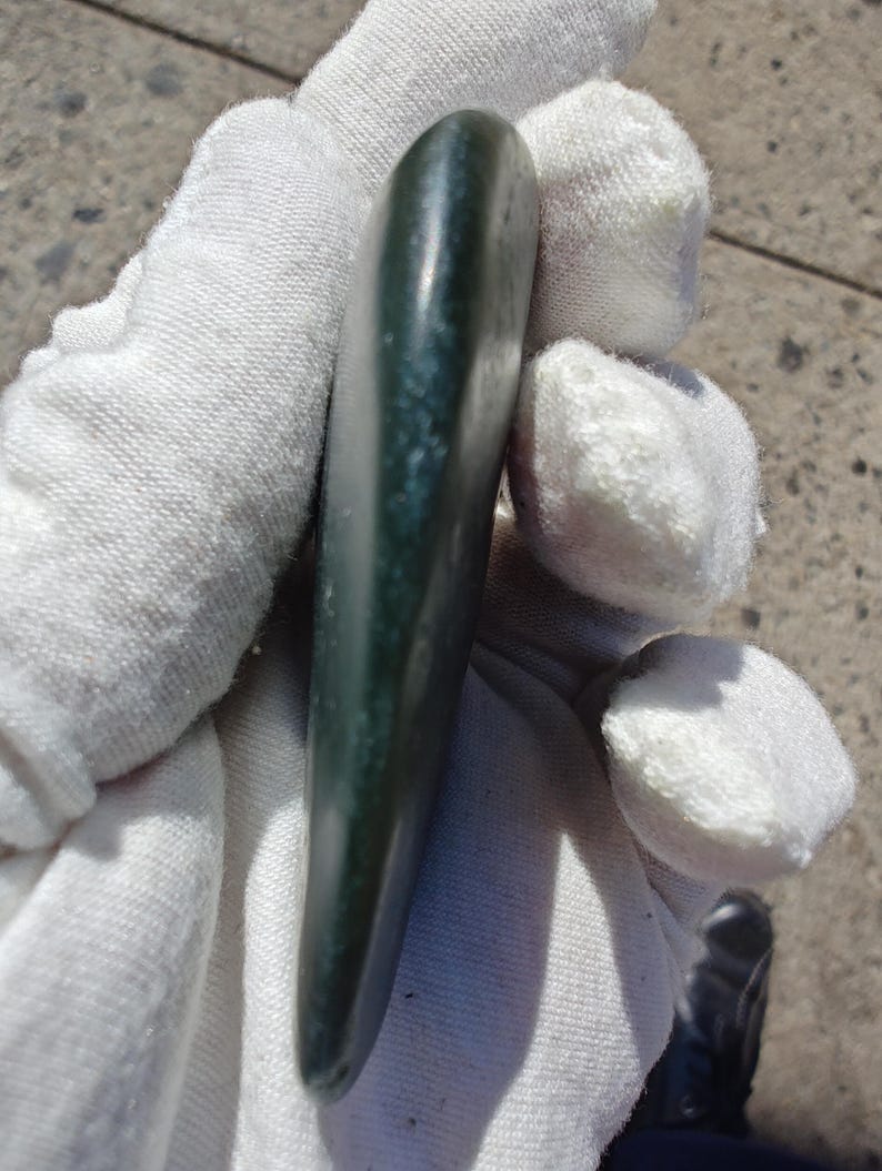 Authentic Big Sur Jade Pebble - Lightly Tumbled - Image 4