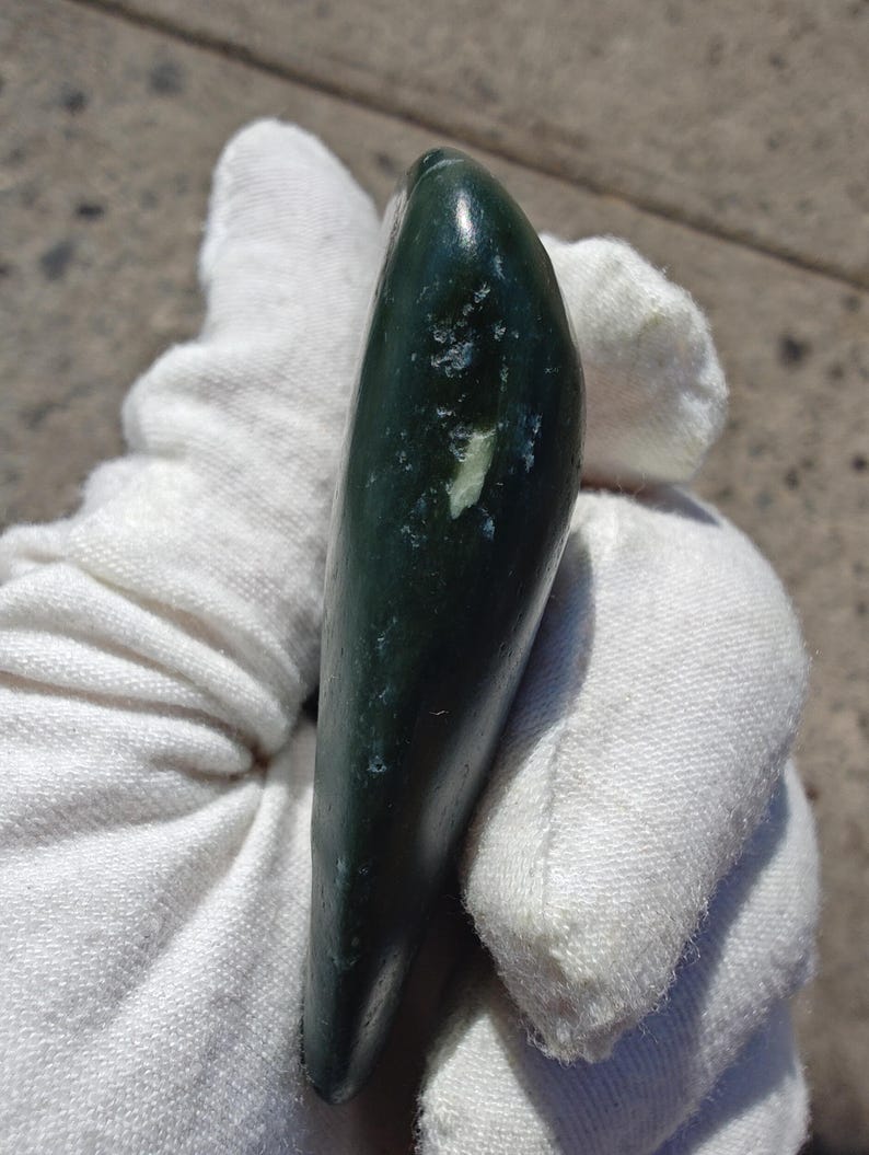 Authentic Big Sur Jade Pebble - Lightly Tumbled - Image 5