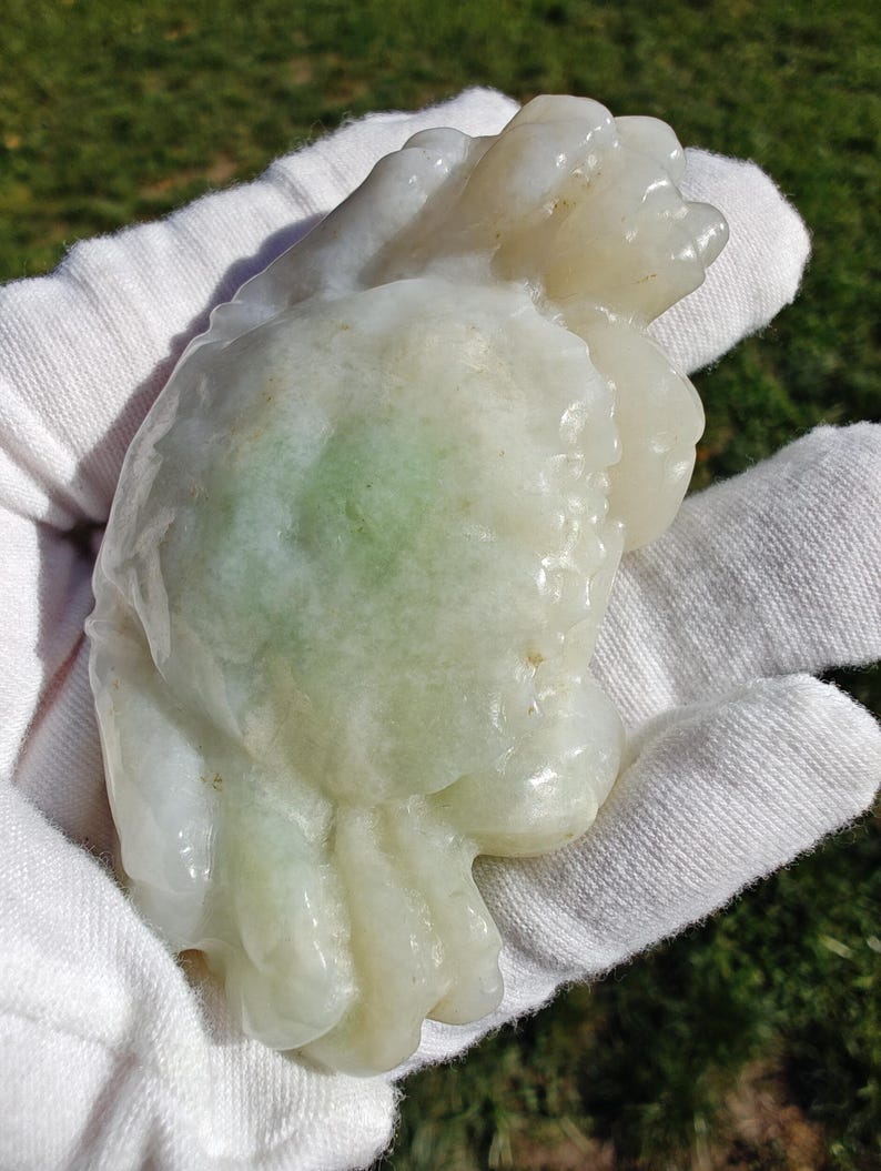 Handmade Authentic Dushan Jade True Crab (Not Big Sur Jade)