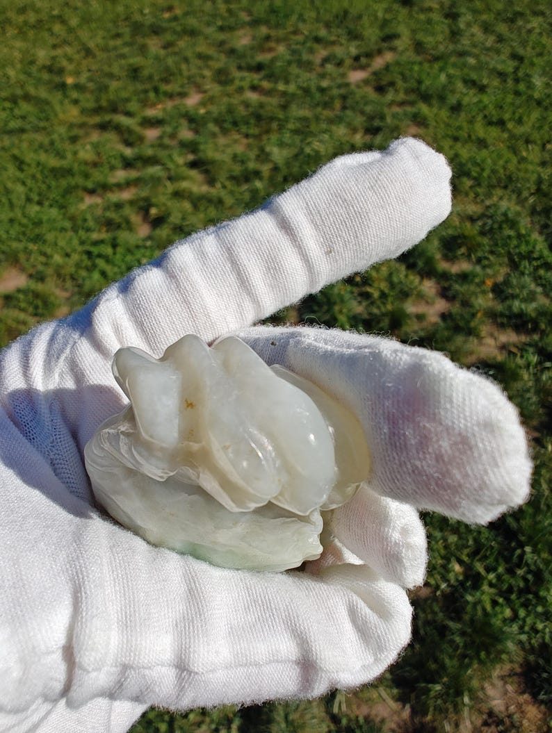 Handmade Authentic Dushan Jade True Crab (Not Big Sur Jade) - Image 4