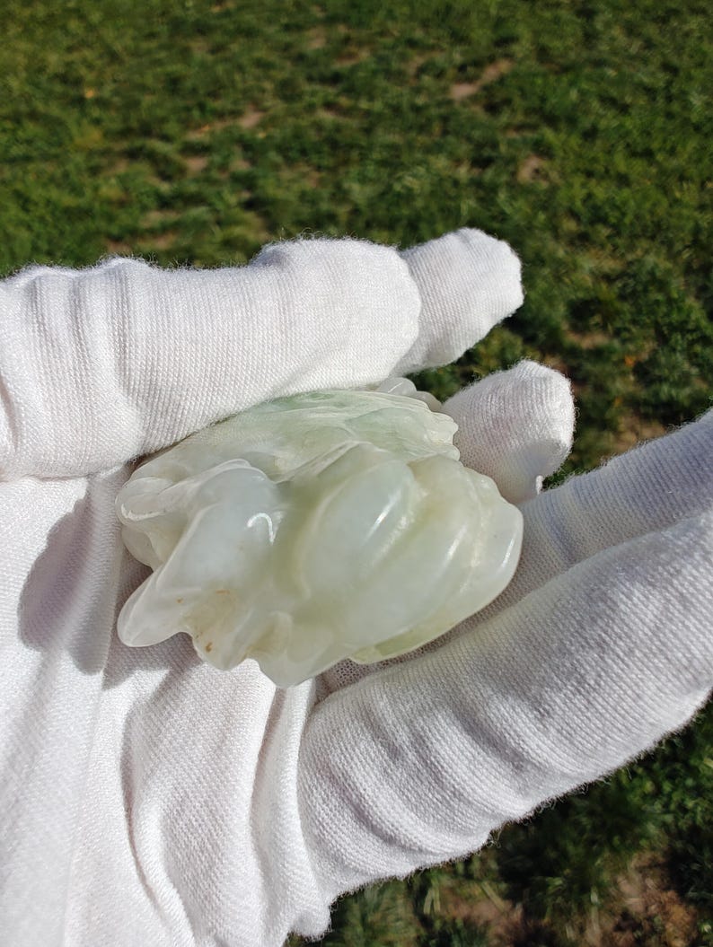 Handmade Authentic Dushan Jade True Crab (Not Big Sur Jade) - Image 6