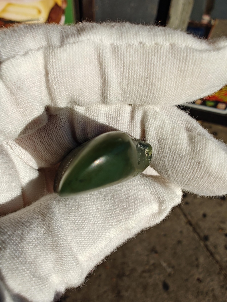 Big Sur Jade Pebble: Lightly Tumbled, Authentic Jade Stone - Image 7