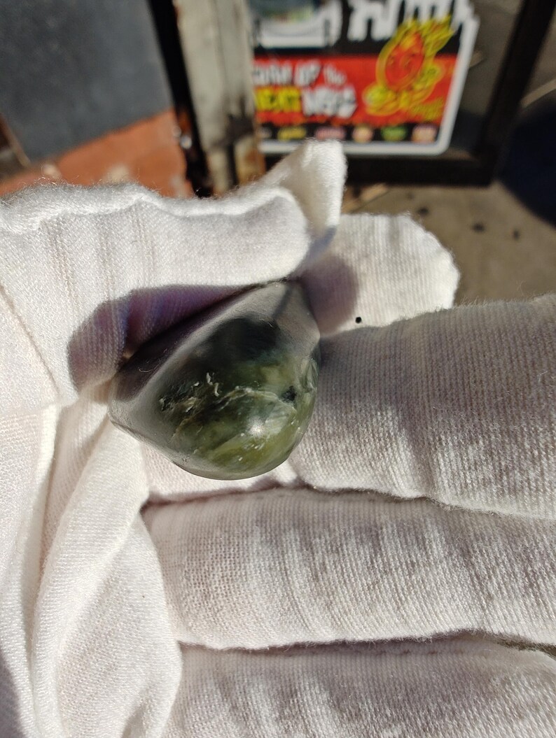Big Sur Jade Pebble: Lightly Tumbled, Authentic Jade Stone - Image 5
