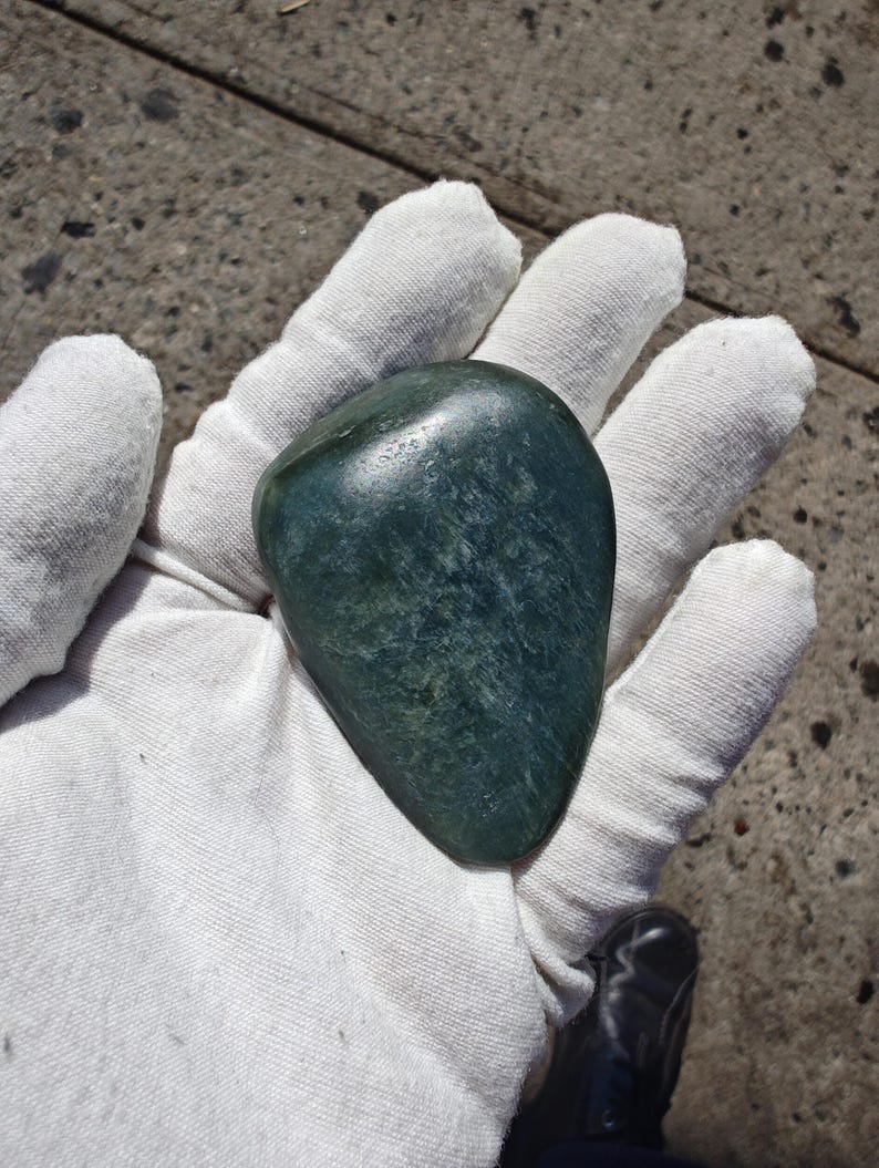 Authentic Big Sur Jade Pebble - Lightly Tumbled - Image 7