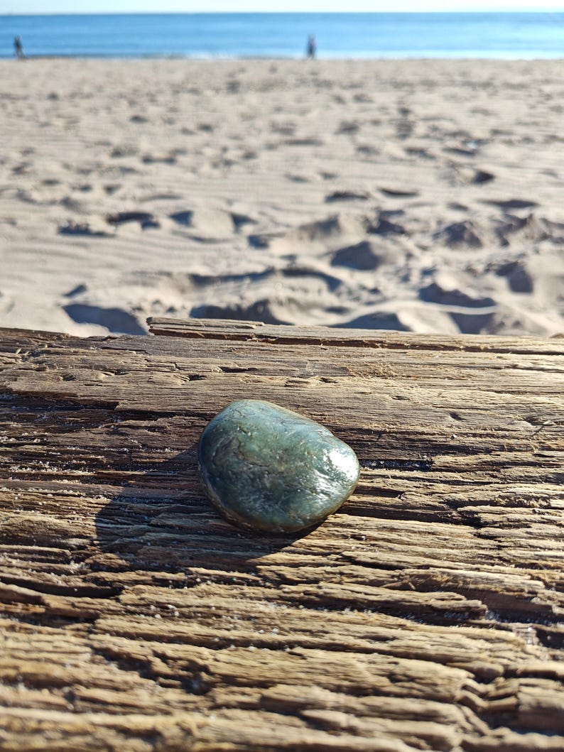 Dive Piece! Ocean Polish Big Sur Jade Palm Stone - Image 4