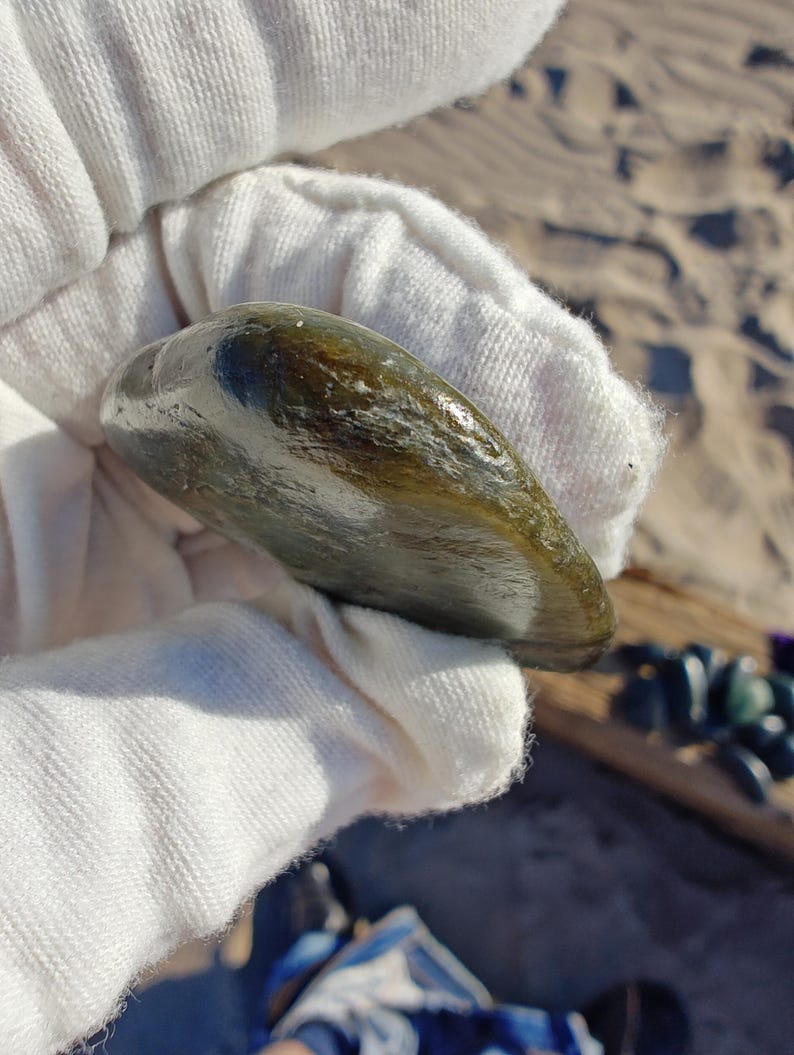 Dive Piece! Ocean Polish Big Sur Jade Palm Stone - Image 6