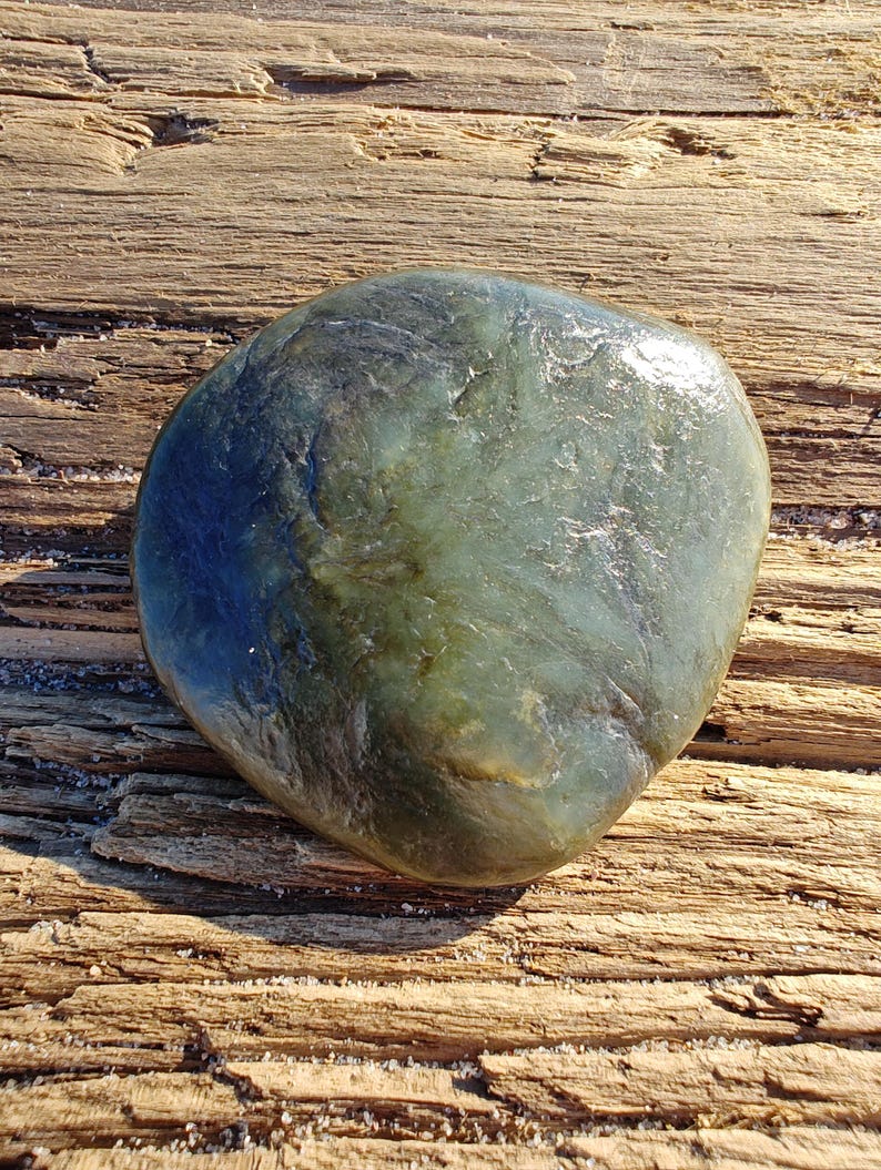 Dive Piece! Ocean Polish Big Sur Jade Palm Stone - Image 3