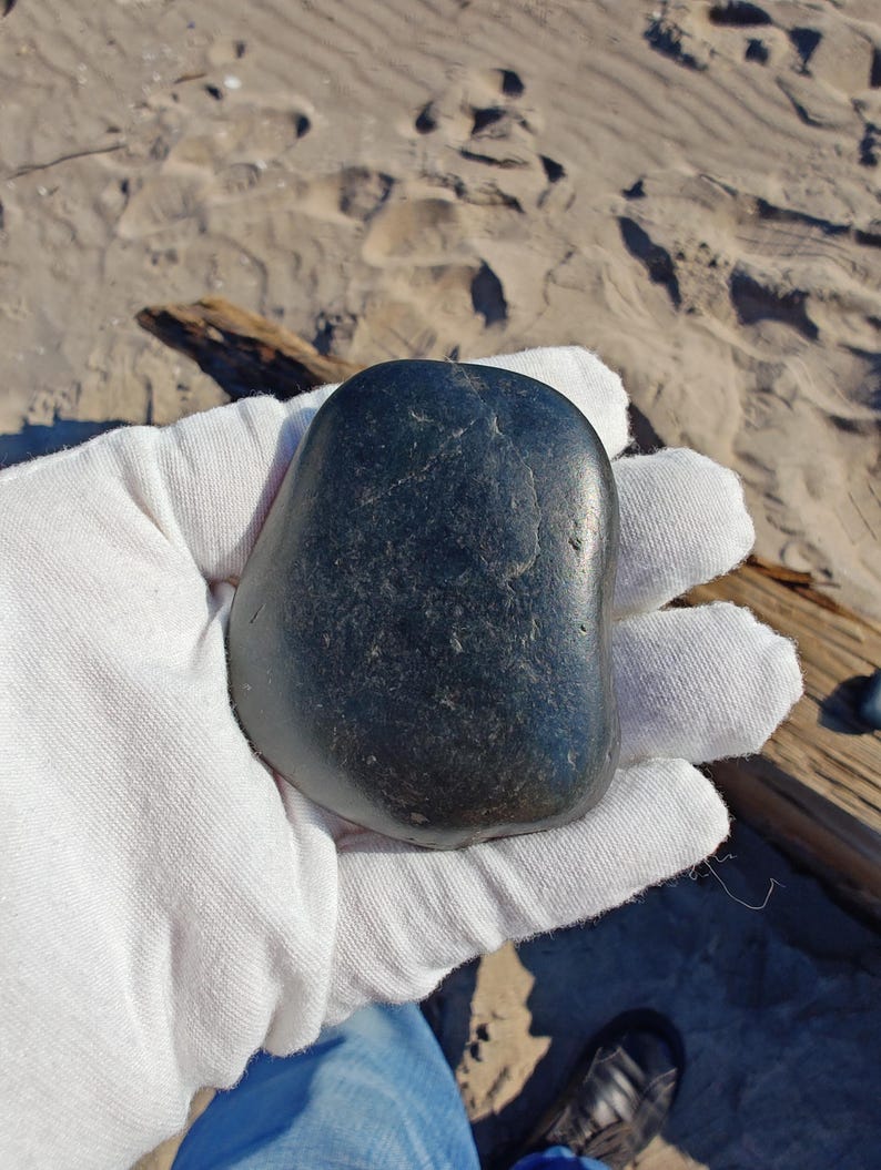 Dive Piece! Ocean Polish Big Sur Jade Palm Stone - Image 8