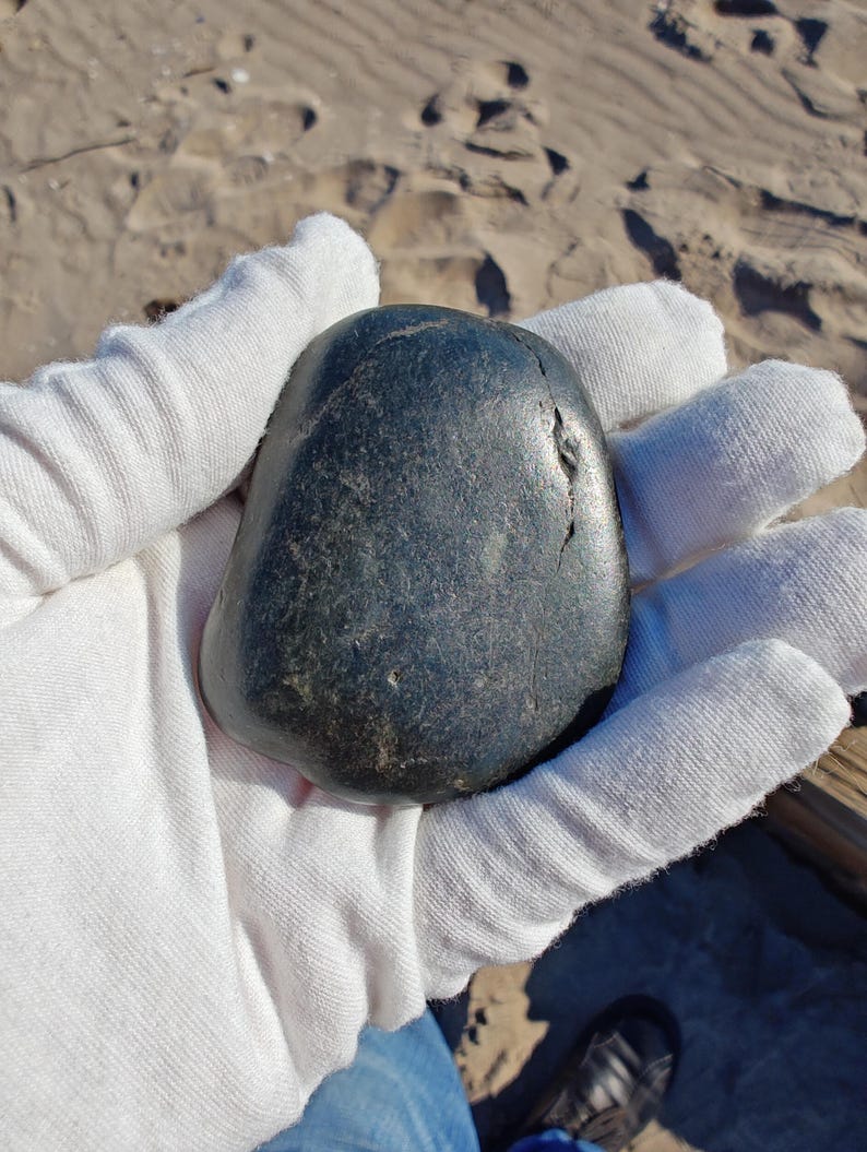 Dive Piece! Ocean Polish Big Sur Jade Palm Stone - Image 7