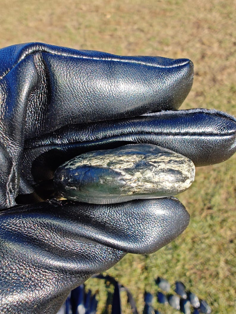 Dive Piece! Ocean Polish Big Sur Jade Palm Stone - Image 5