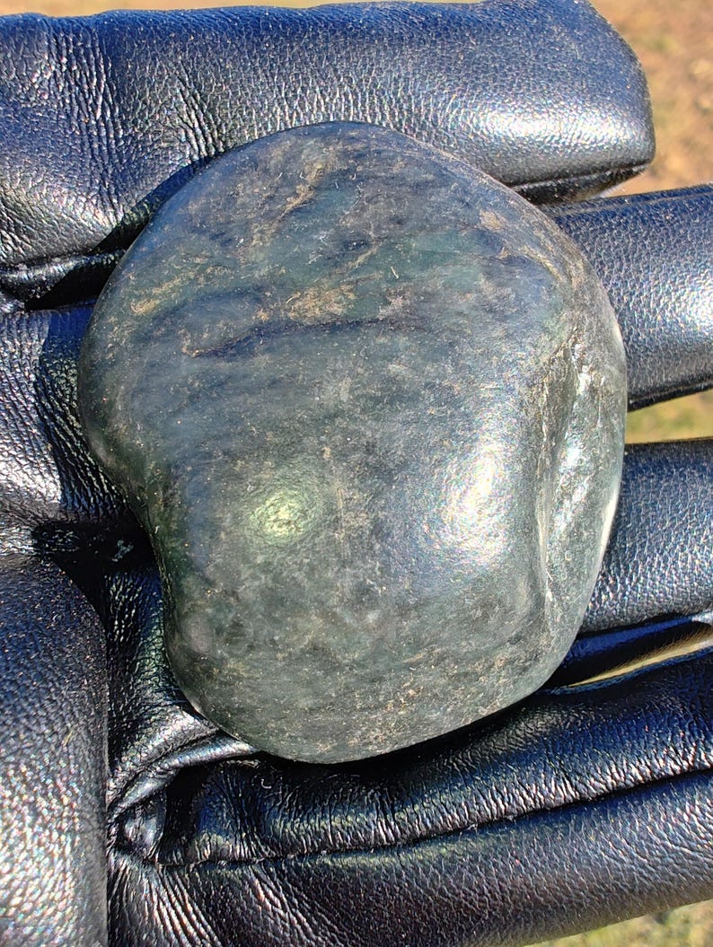 Dive Piece! Ocean Polish Big Sur Jade Palm Stone - Image 2