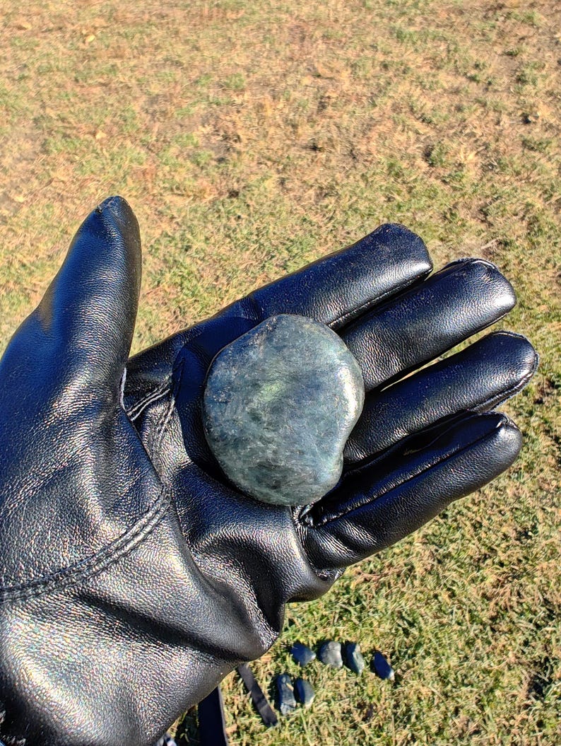 Dive Piece! Ocean Polish Big Sur Jade Palm Stone - Image 7