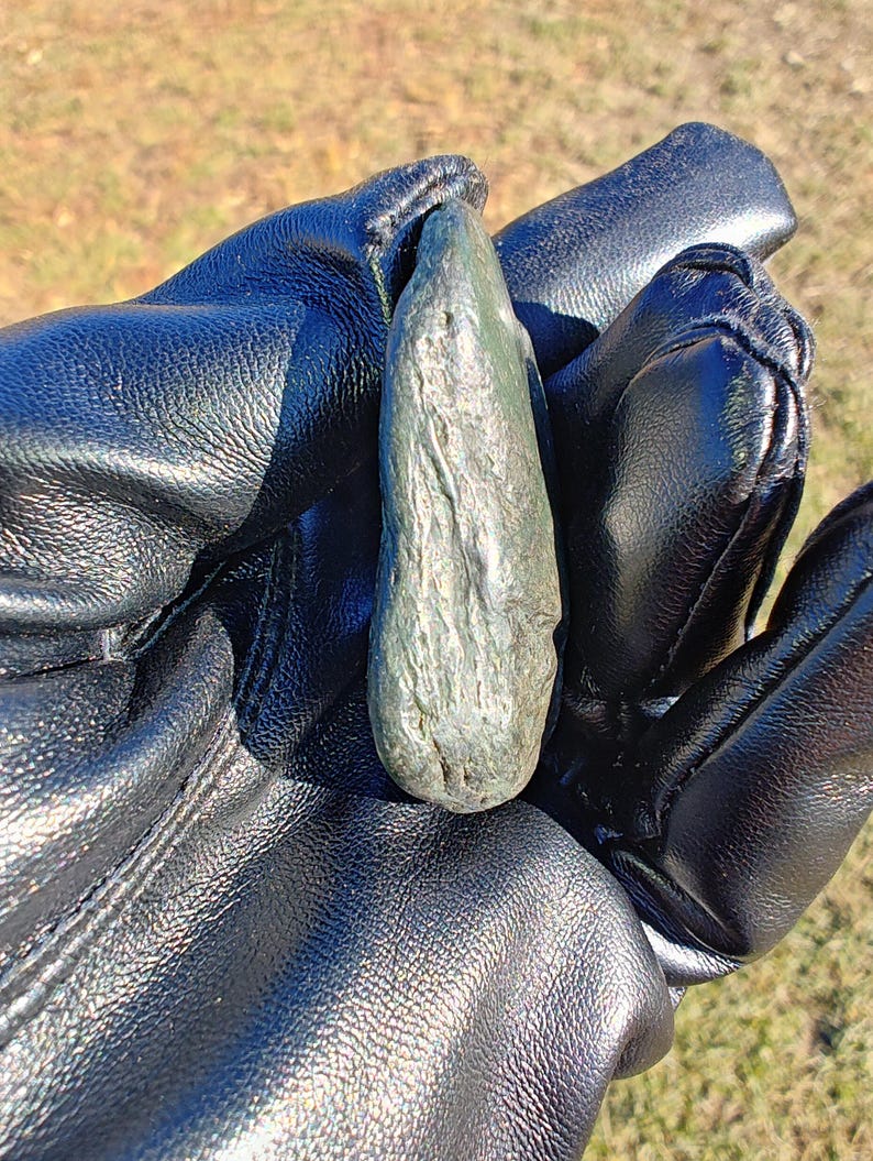 Dive Piece! Ocean Polish Big Sur Jade Palm Stone - Image 5