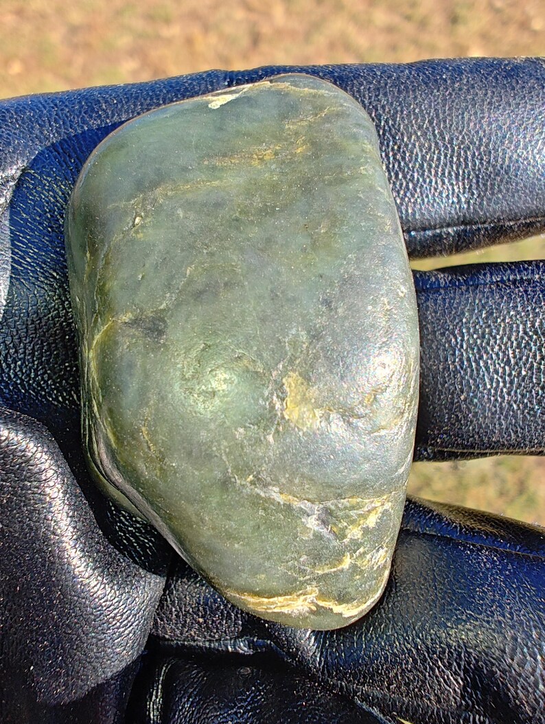 Dive Piece! Ocean Polish Big Sur Jade Palm Stone - Image 2
