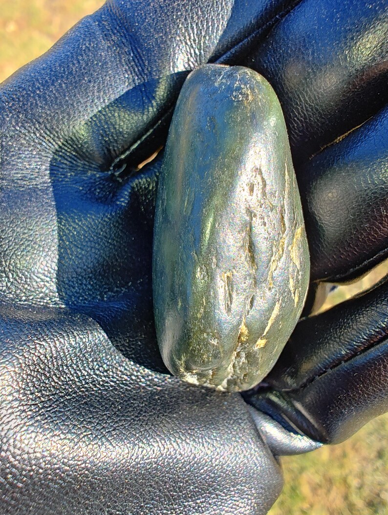 Dive Piece! Ocean Polish Big Sur Jade Palm Stone - Image 3