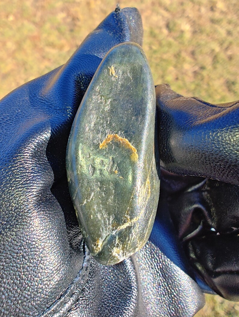 Dive Piece! Ocean Polish Big Sur Jade Palm Stone - Image 4