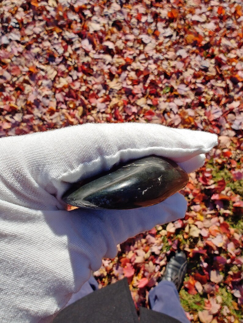 Big Sur Root-Beer Jade - Hand Polished using SheepSkin By Mac's Jade - Image 4