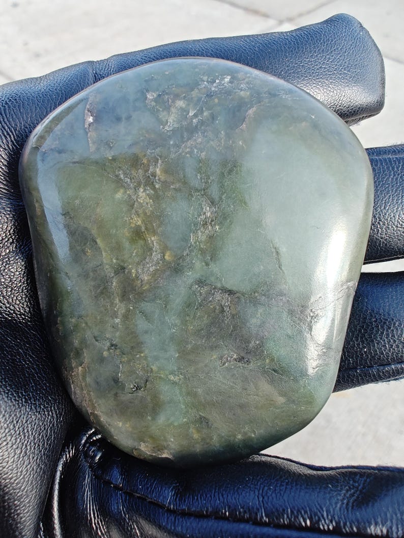 Californian Big Sur Nephrite Jade - Hand Polished Stone