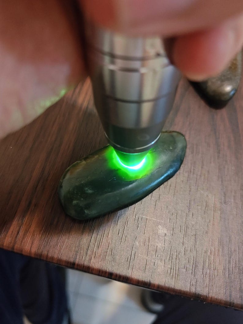 Californian Big Sur Nephrite Jade - Hand Polished Stone - Image 9