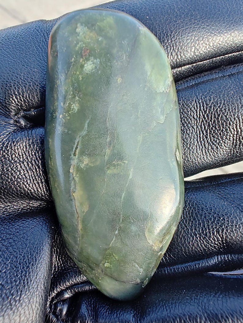 Californian Big Sur Nephrite Jade - Hand Polished Stone