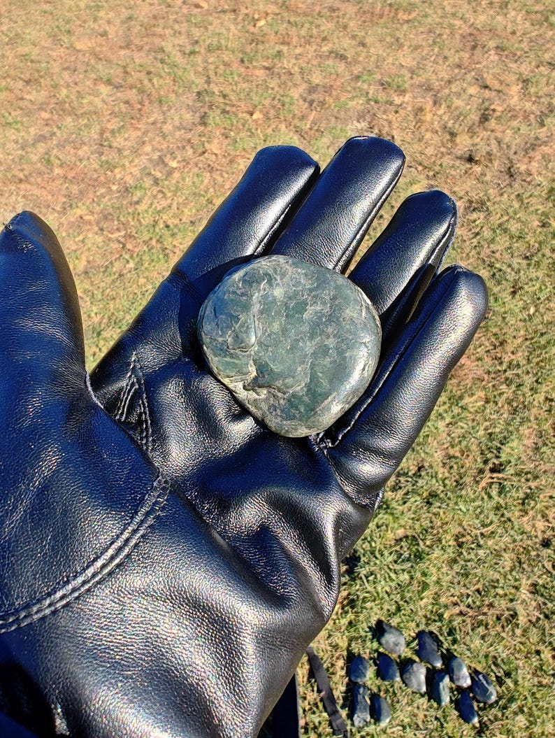Dive Piece! Ocean Polish Big Sur Jade Palm Stone - Image 8