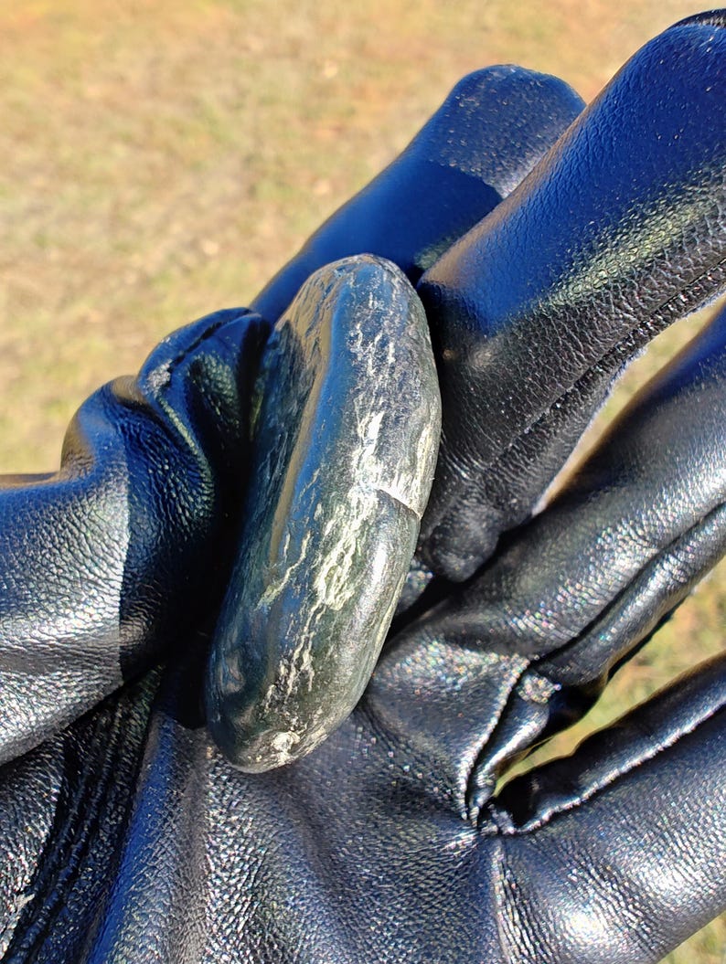 Dive Piece! Ocean Polish Big Sur Jade Palm Stone - Image 4