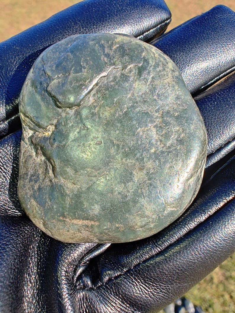 Dive Piece! Ocean Polish Big Sur Jade Palm Stone - Image 2