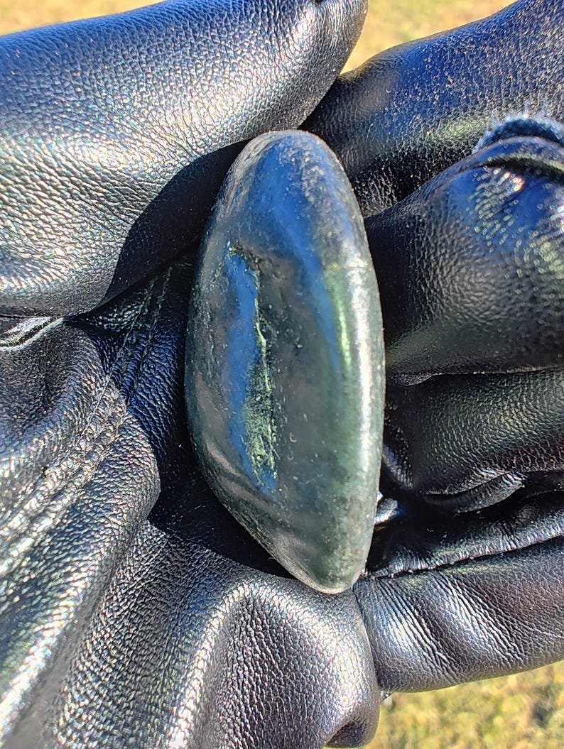 Dive Piece! Ocean Polish Big Sur Jade Palm Stone - Image 4