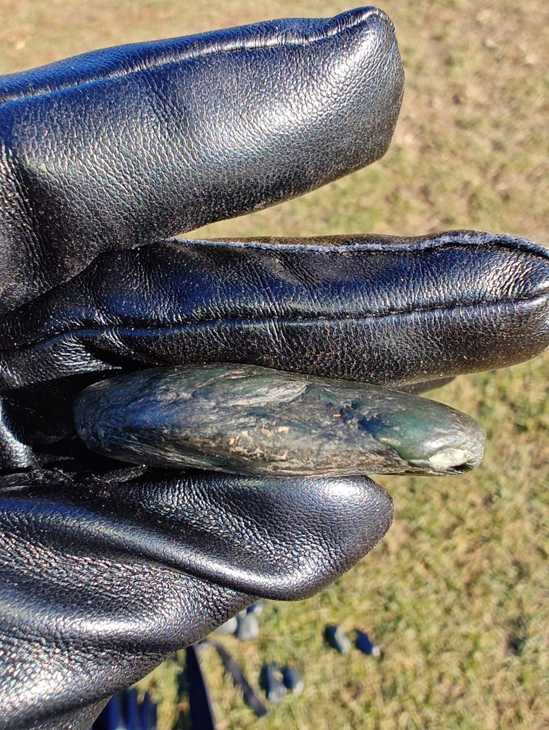 Dive Piece! Ocean Polish Big Sur Jade Palm Stone - Image 3