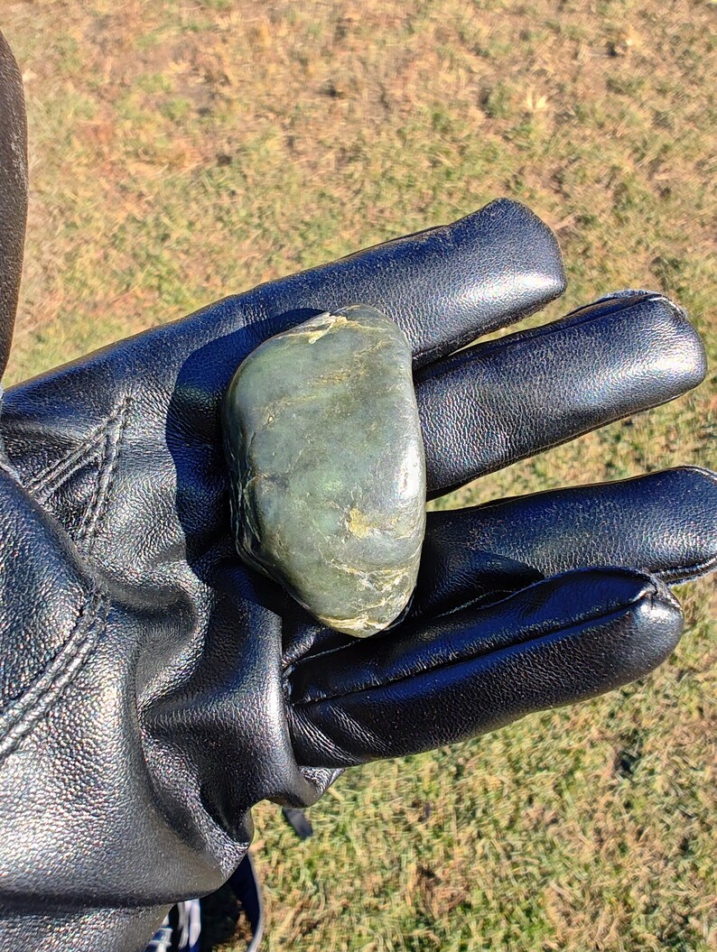 Dive Piece! Ocean Polish Big Sur Jade Palm Stone - Image 6