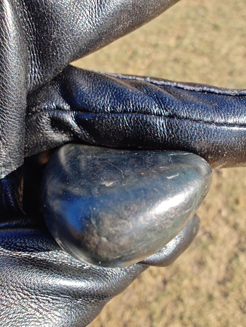 Dive Piece! Ocean Polish Big Sur Calico Jade Palm Stone - Image 3