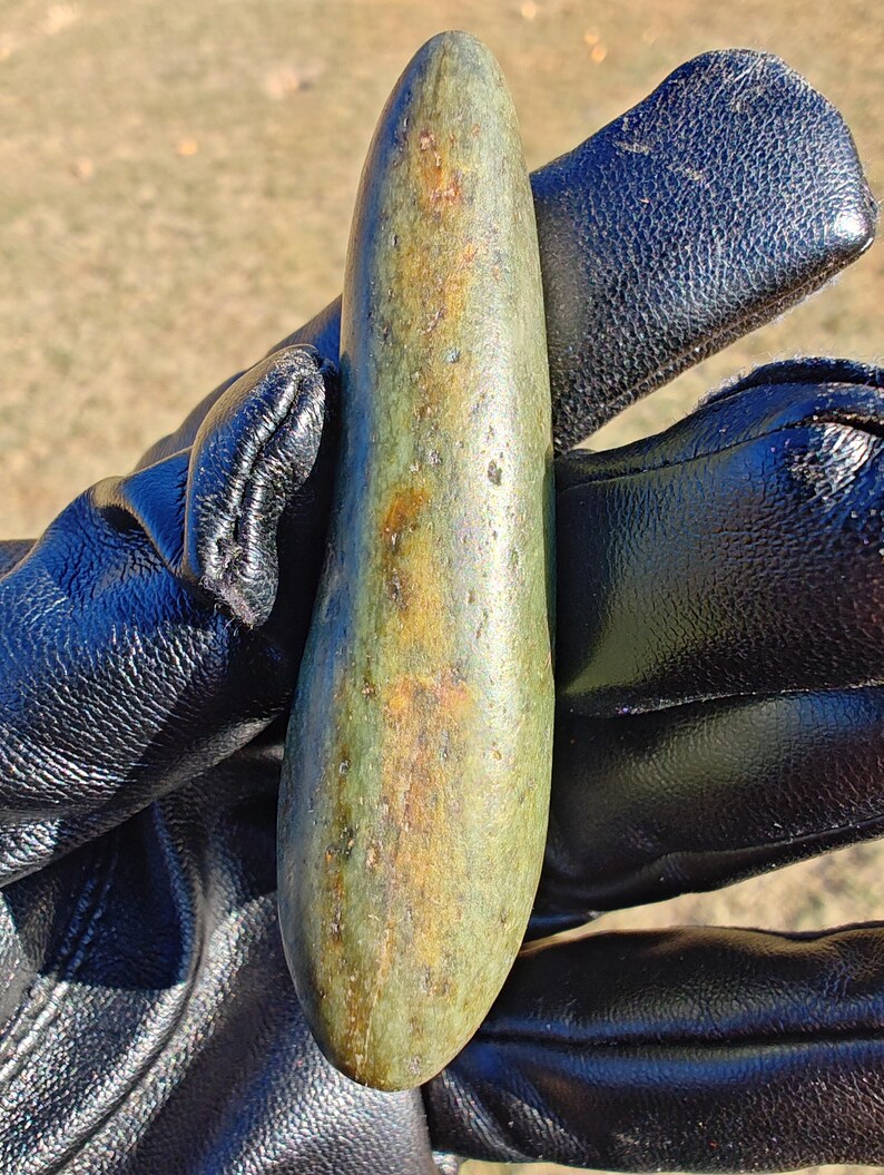 Dive Piece! Ocean Polish Big Sur Jade Palm Stone - Image 3
