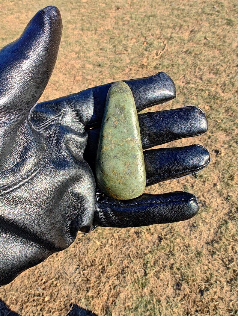 Dive Piece! Ocean Polish Big Sur Jade Palm Stone - Image 8