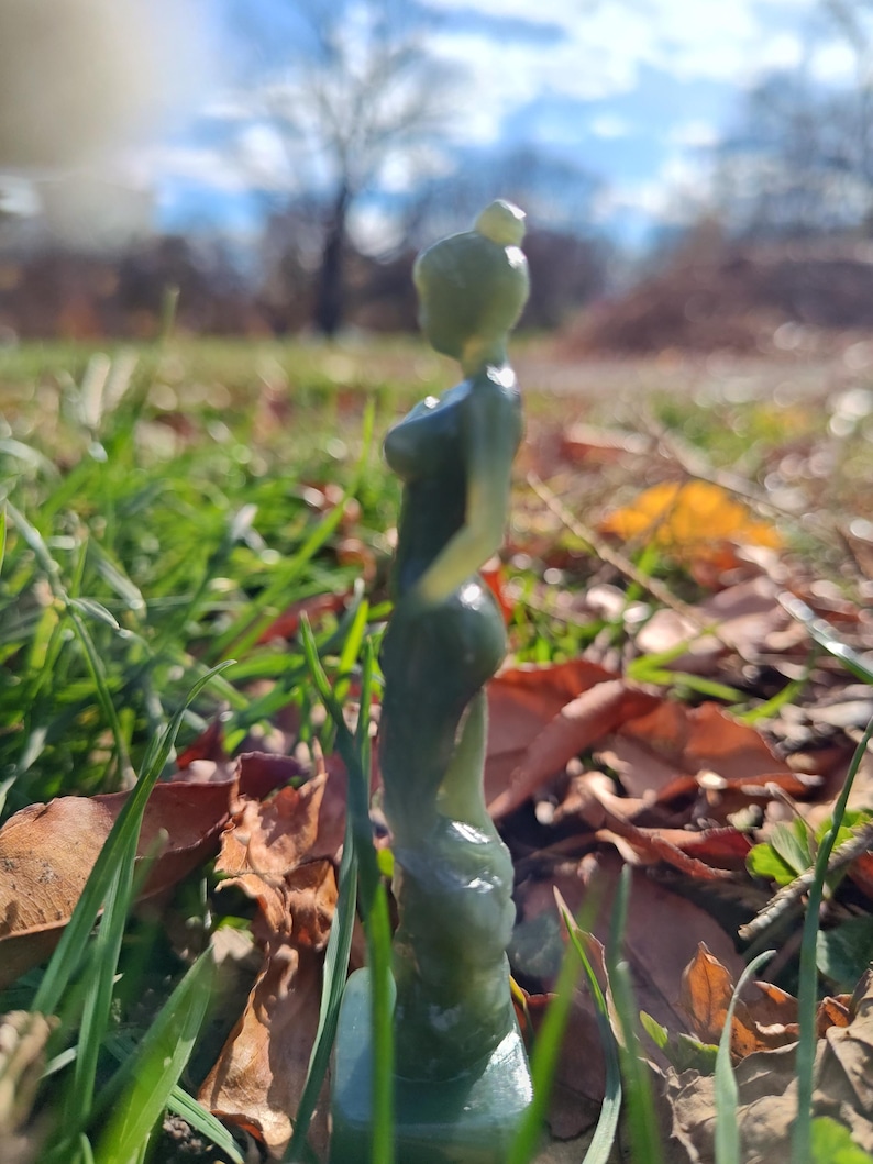 Hand Carved - Nephrite Jade Statue by Mac's Carving Team - Image 4