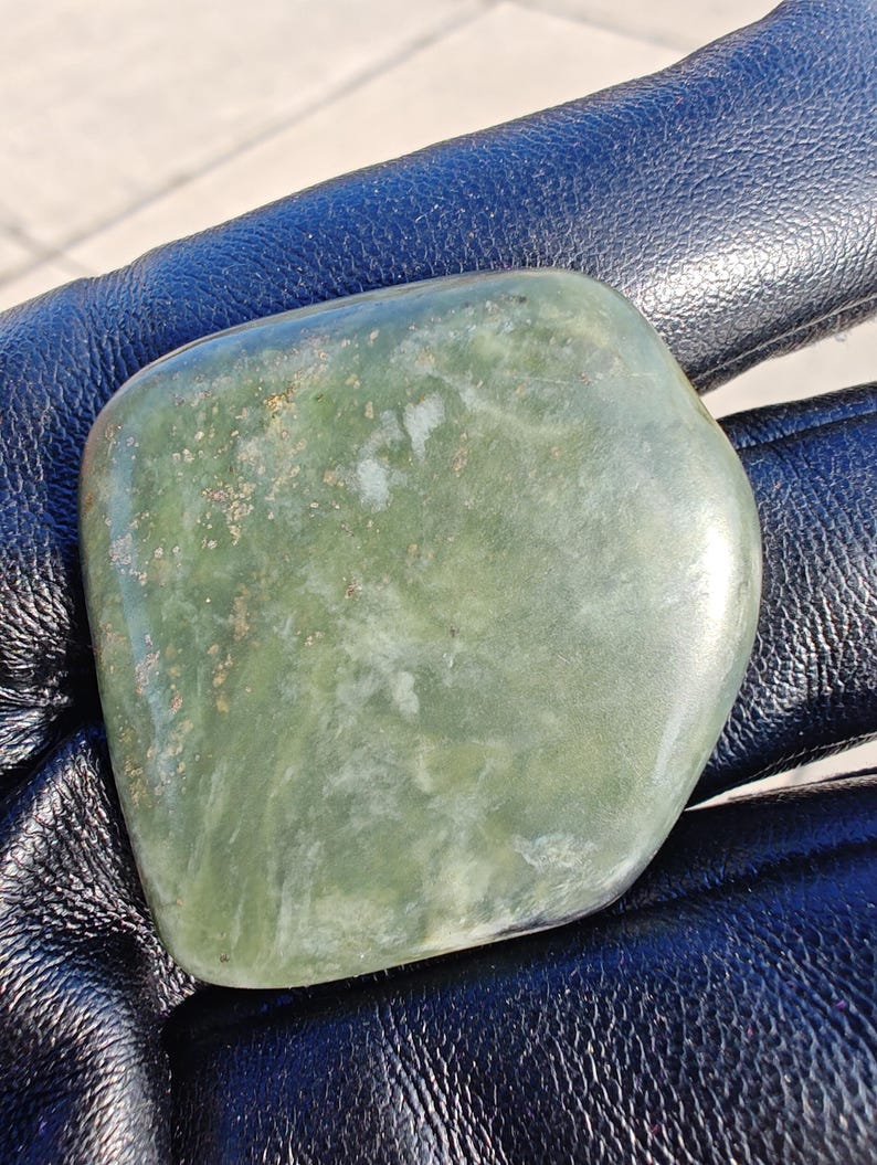 Californian Big Sur Nephrite Jade - Hand Polished Stone