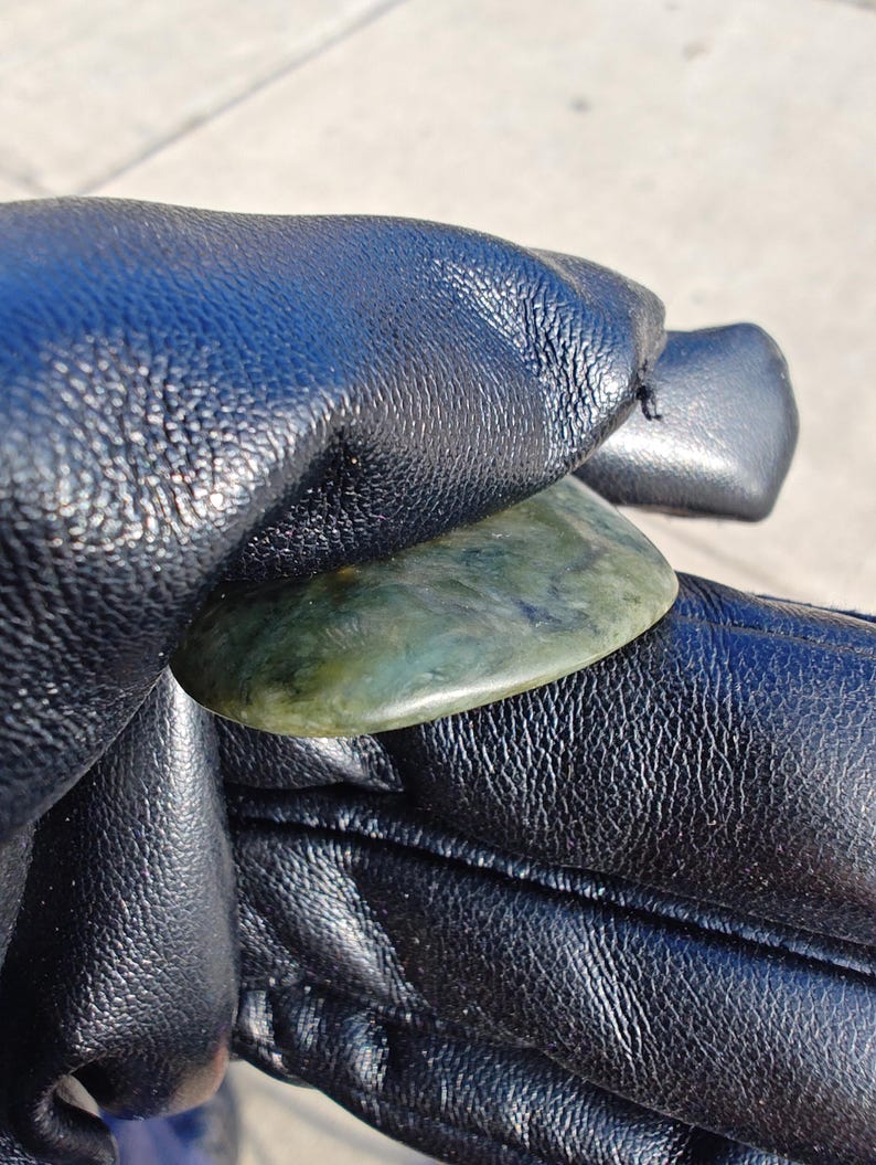 Californian Big Sur Nephrite Jade - Hand Polished Stone - Image 6