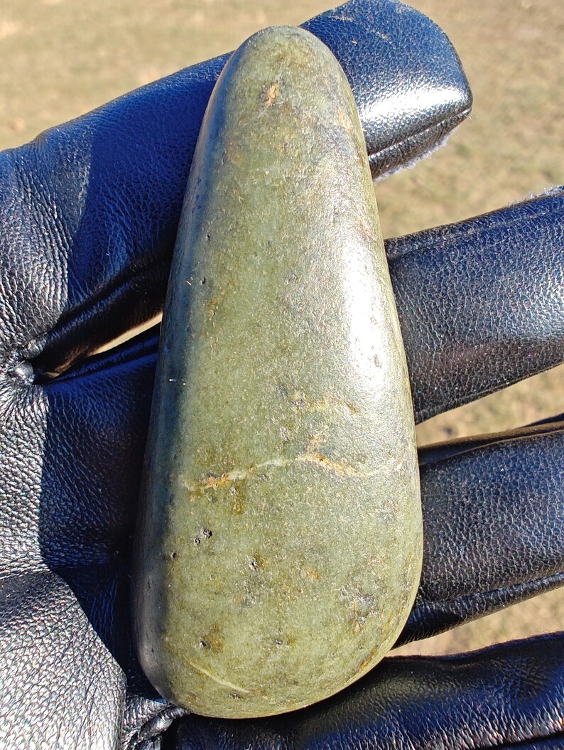 Dive Piece! Ocean Polish Big Sur Jade Palm Stone - Image 2