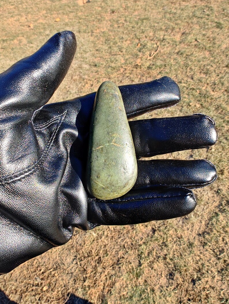 Dive Piece! Ocean Polish Big Sur Jade Palm Stone - Image 7