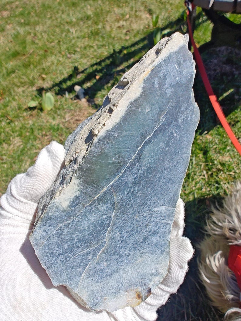 Qinghai Dark Green Nephrite Jade Rough – Carving Stone (4lbs 9oz) - Image 6