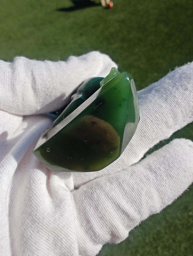 Mac's Jade Brand Handcrafted Certified Himalayan Nephrite Jade Horse (Medium) - Image 5