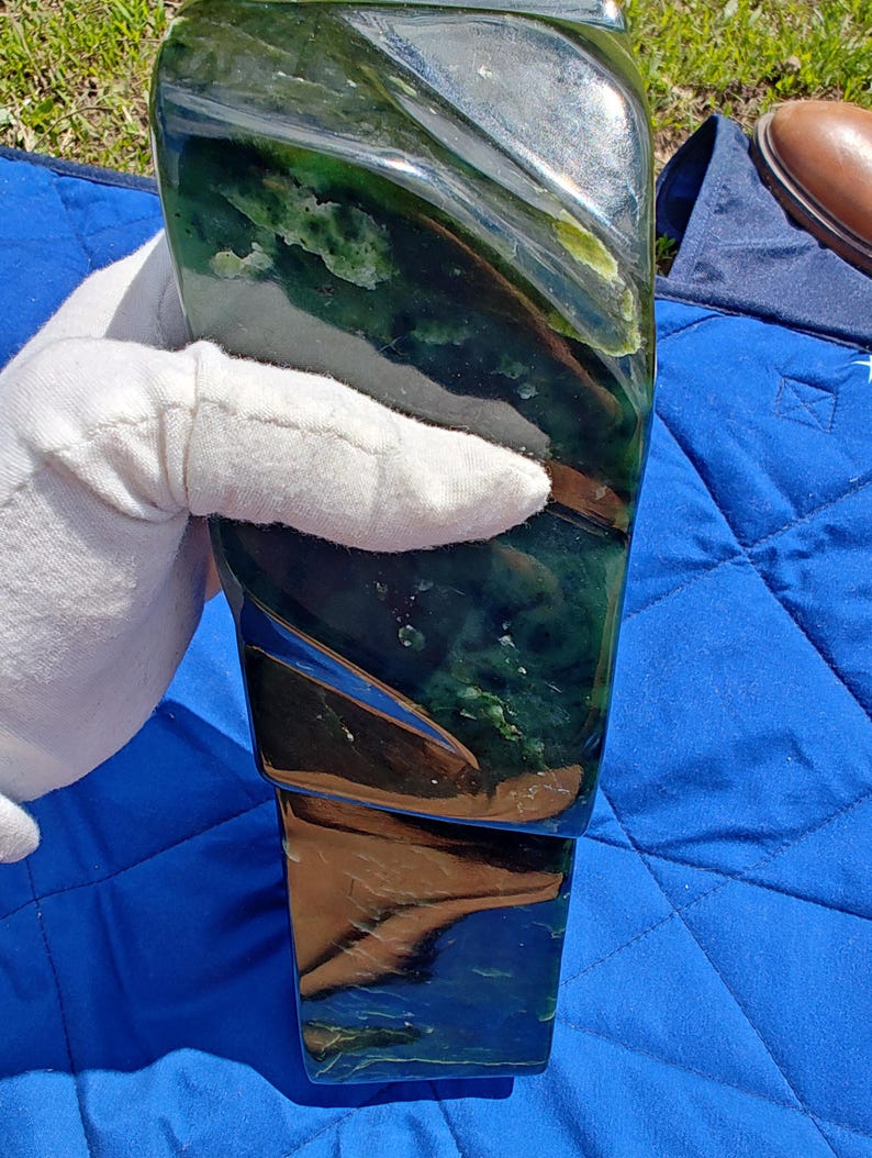 Decent Himalaya Mountain Jade - Pakistani Jade - Hand Polished (Almost 9lbs)
