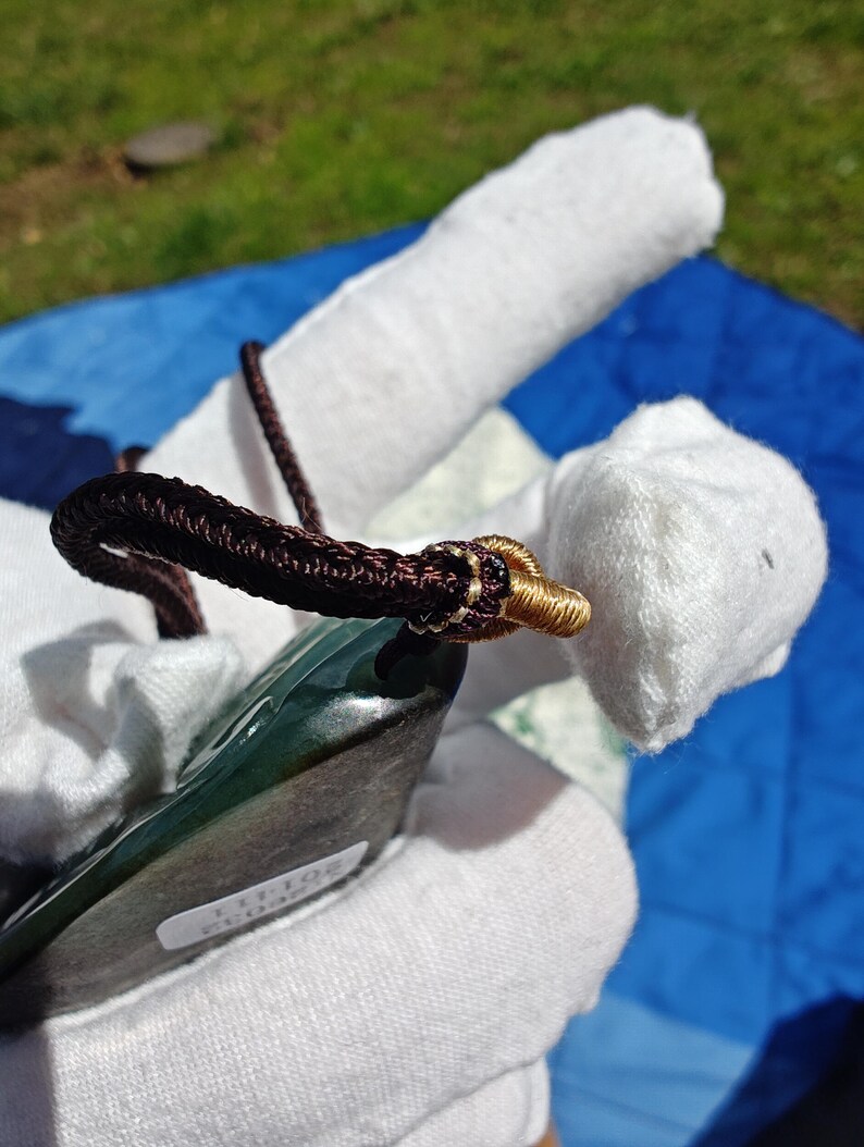 Certiy Guatemalan Icy Jadeite Jade Lizard - Image 8