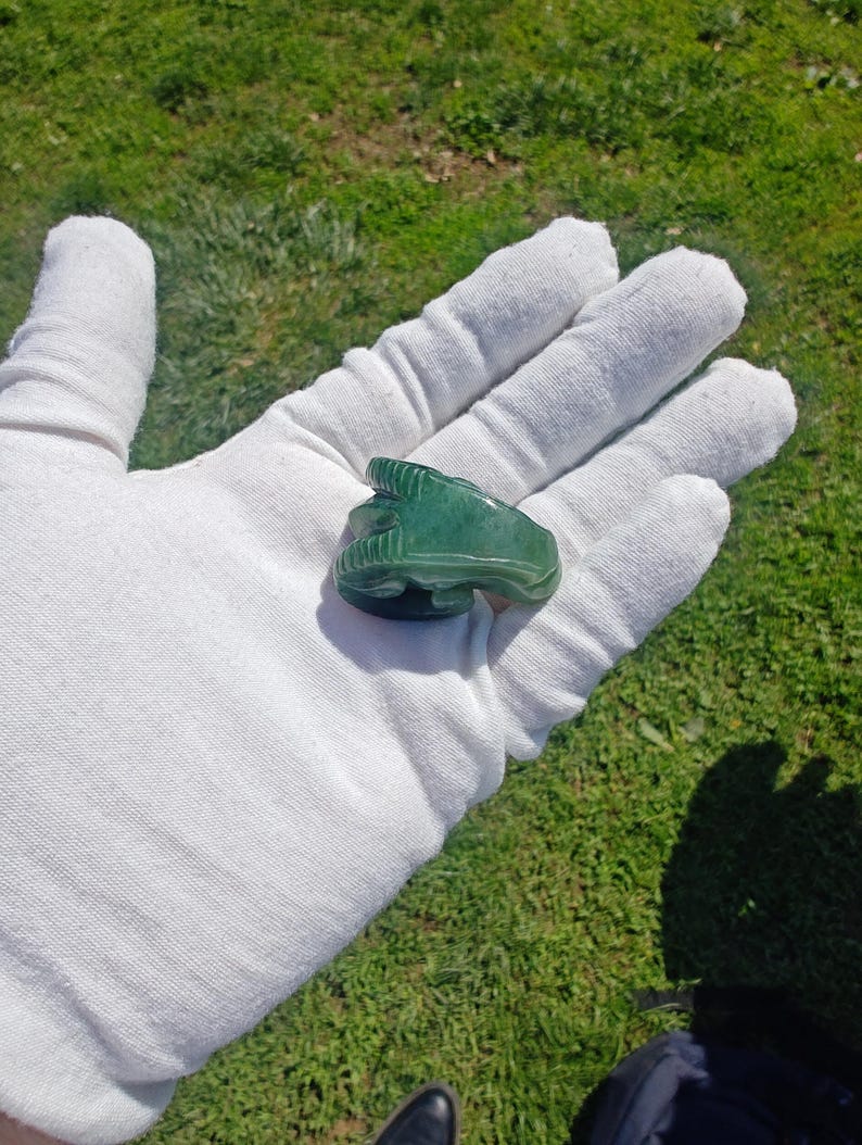 Canadian Nephrite Jade Ram Head Pendant, Hand Carved, Lab Certified - Image 9