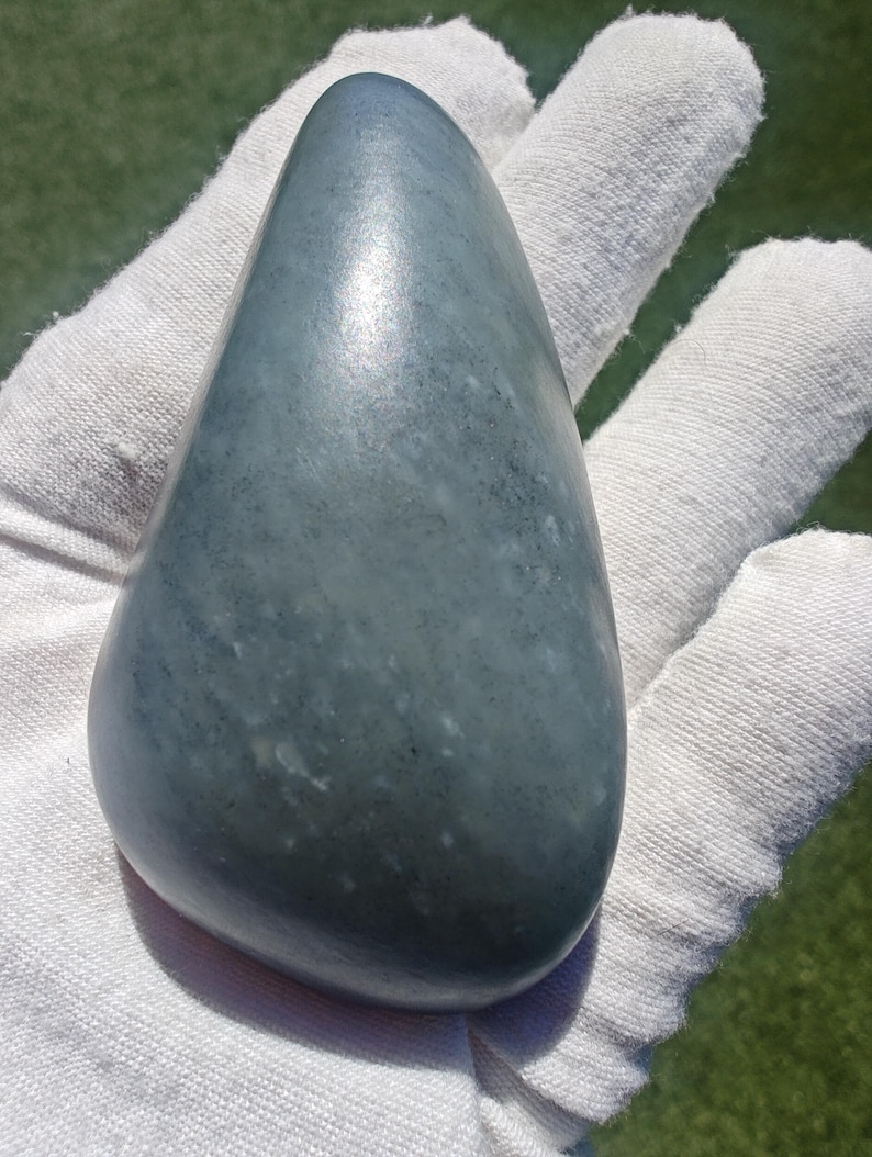 River Worn QingHua Nephrite Jade Pebble